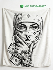 Louis Vuitton Throw Blankets